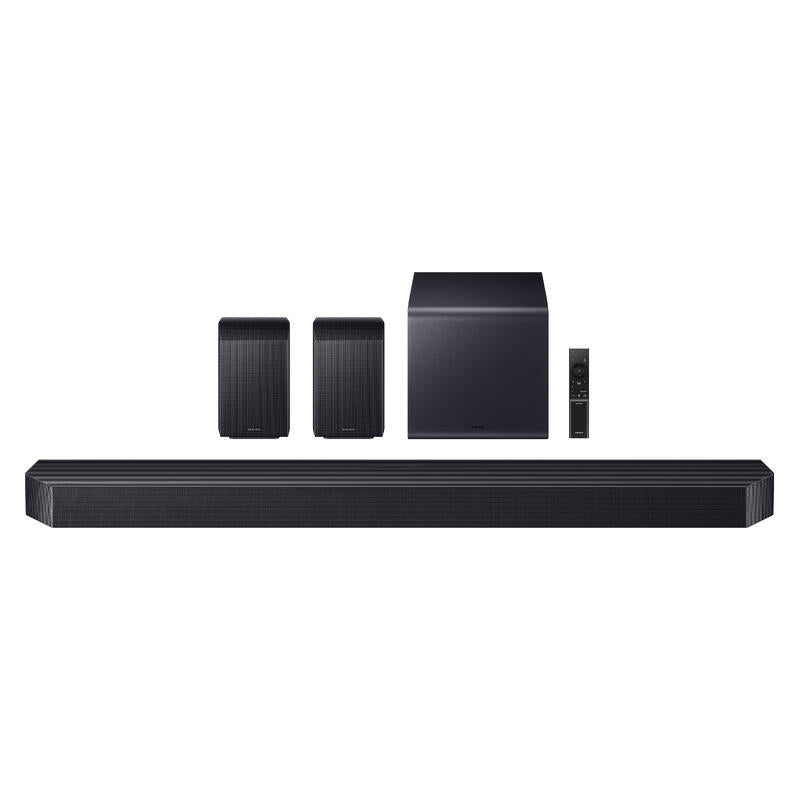 SAMSUNG 11.1.4CH DOLBY ATMOS SOUNDBAR 8-INCH W SUB REAR SPEAKERS