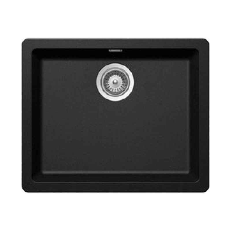 SCHOCK BLACK SINGLE LARGE BOWL SINKVA