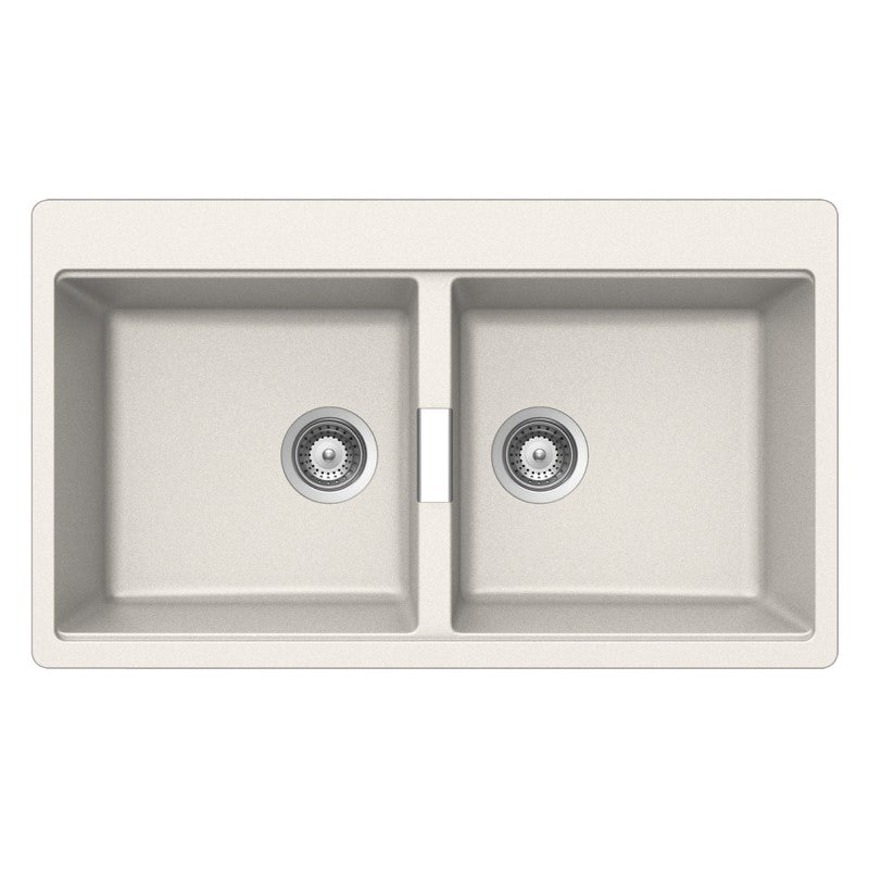 SCHOCK HORIZONT N200 WHITE DOUBLE SINK