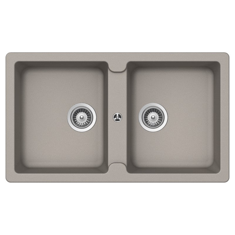 SCHOCK ABEY TYPOS N200 CONCRETE DOUBLE BOWL SINK