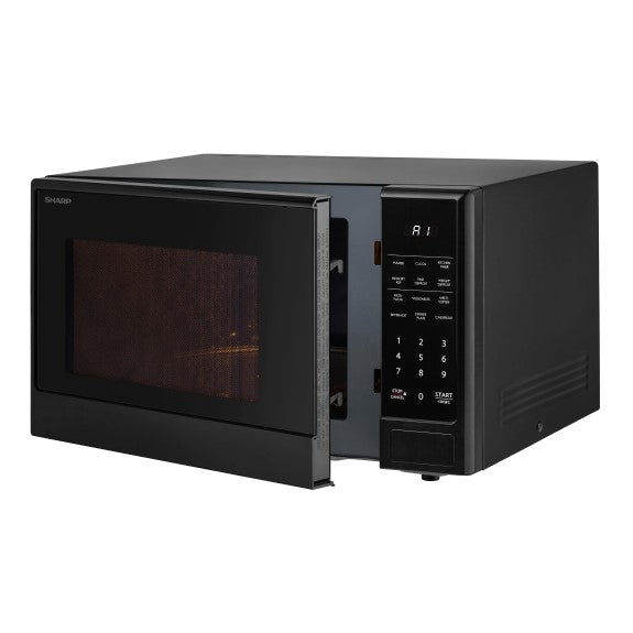 SHARP COMPACT MICROWAVE OVEN BLACK 28L