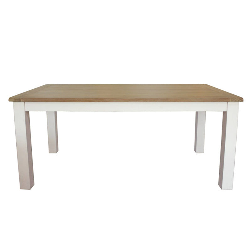 SHELLWOOD SHELLWOOD DINING TABLE - 1800X1000 - LIGHT OAK/WHITE