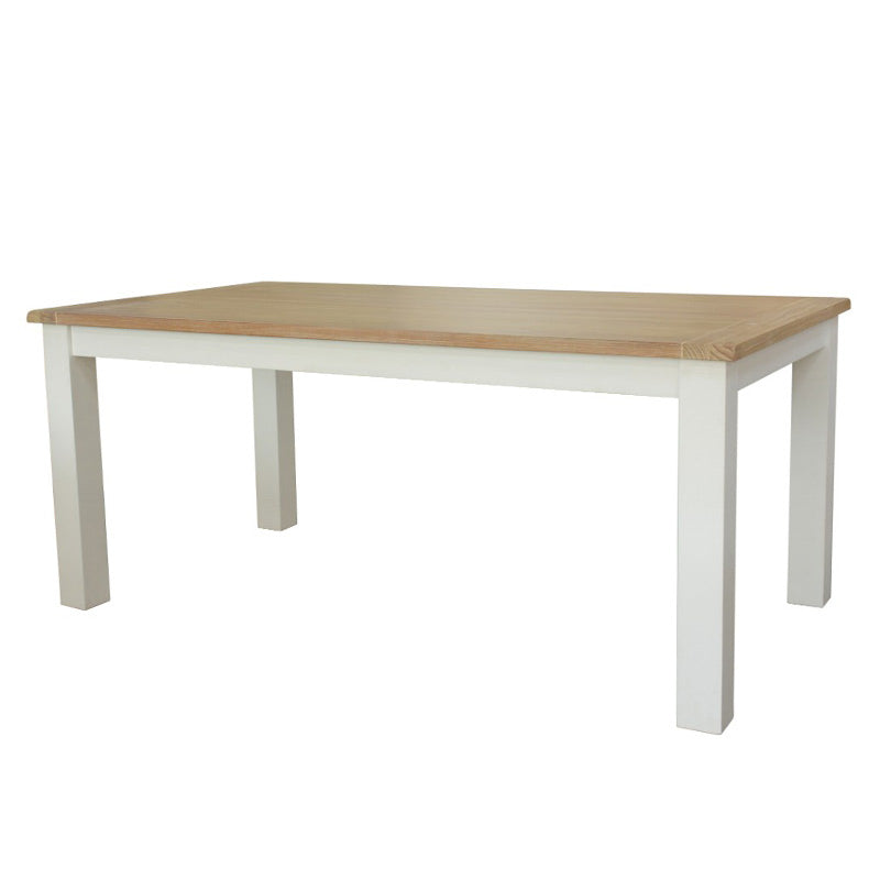 SHELLWOOD SHELLWOOD DINING TABLE - 1800X1000 - LIGHT OAK/WHITE
