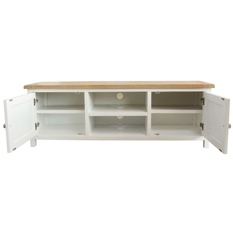 SHELLWOOD SHELLWOOD ENTERTAINMENT UNIT - 1700X420 - LIGHT OAK/WHITE