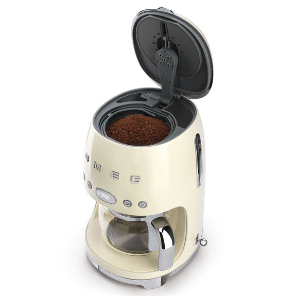 Smeg Retro Style 1.4 Litre Drip Filter Coffee Machine - Panna Cream