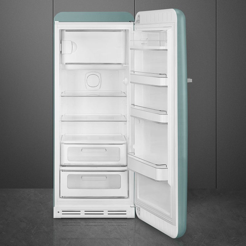 SMEG 50'S STYLE RETRO REFRIGERATOR R/HAND HINGE - EMERALD GREEN 270L