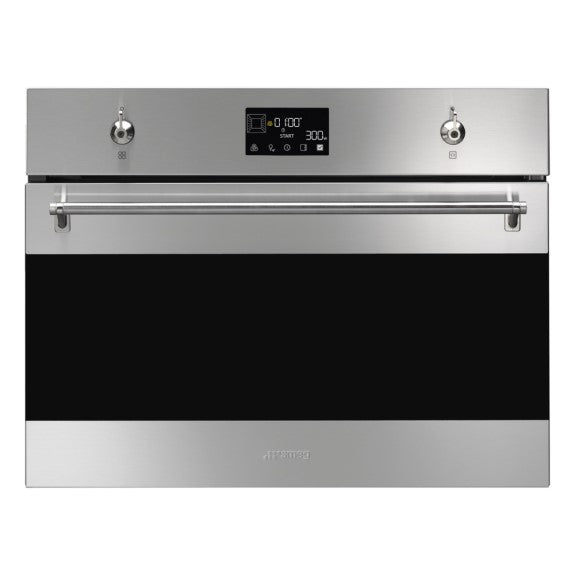 SMEG COMPACT CLASSIC SPEED OVEN - STAINLESS STEEL 45cm