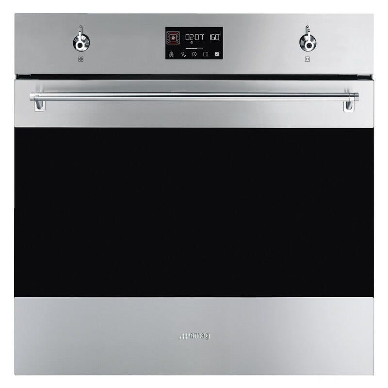 SMEG CLASSIC PYRO OVEN - EVOSCREEN - STAINLESS STEEL 60cm