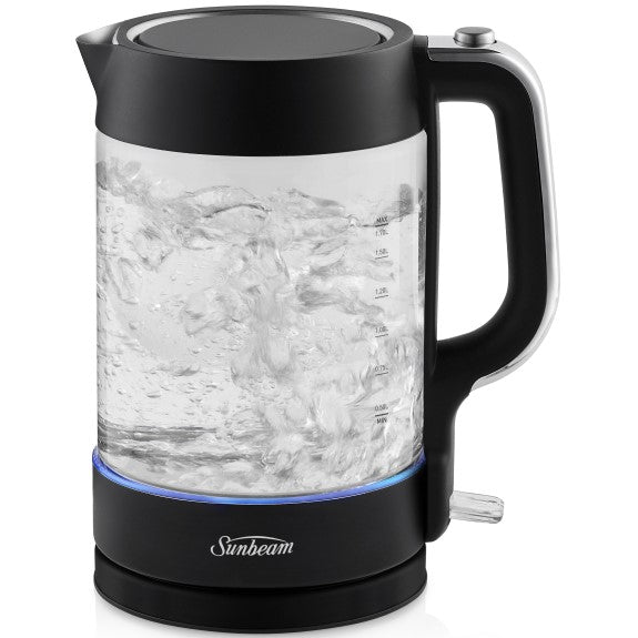 SUNBEAM CLASSICS GLASS KETTLE BLACK 1.7L