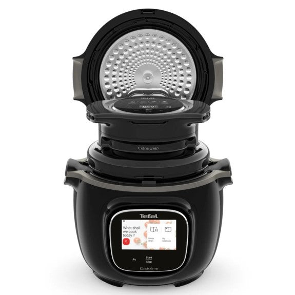 TEFAL COOK4ME TOUCH SCREEN & BONUS EXTRA CRISP LID