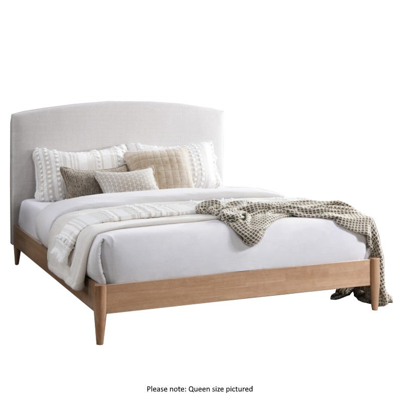 TILDA TILDA DOUBLE BED - FABRIC SANDSTONE
