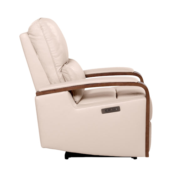 TREVISO TREVISO TAUPE - LEATHER - 1S ELECTRIC RECLINER