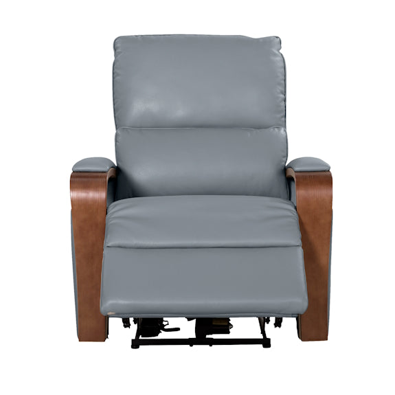 TREVISO TREVISO POWDER BLUE - LEATHER - 1S ELECTRIC RECLINER