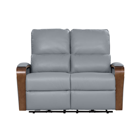 TREVISO TREVISO POWDER BLUE - LEATHER - 2S ELECTRIC RECLINER