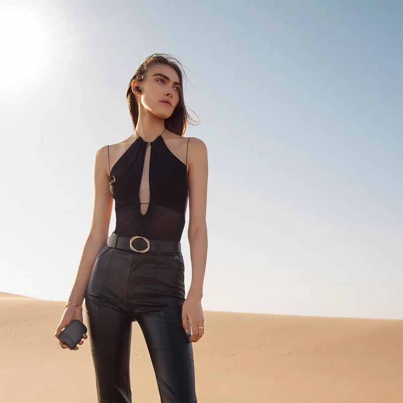 URBANISTA PHOENIX SOLAR POWERED EARPHONES MIDNIGHT BLACK