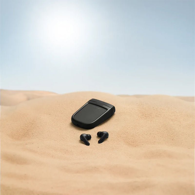 URBANISTA PHOENIX SOLAR POWERED EARPHONES MIDNIGHT BLACK