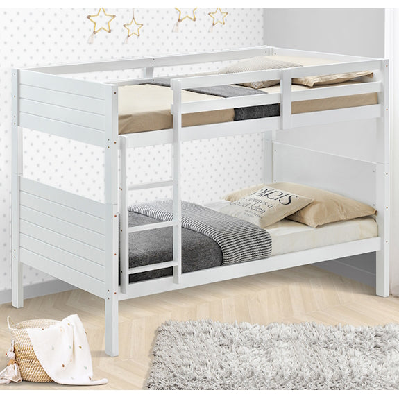 WELLING WELLING BUNK BED - SINGLE OVER SINGLE - WHITE