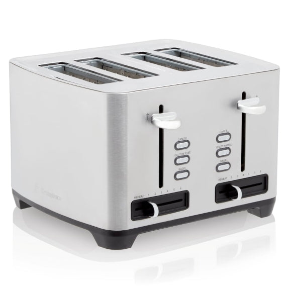 WESTINGHOUSE DELUXE 4 SLICE TOASTER STAINLESS STEEL
