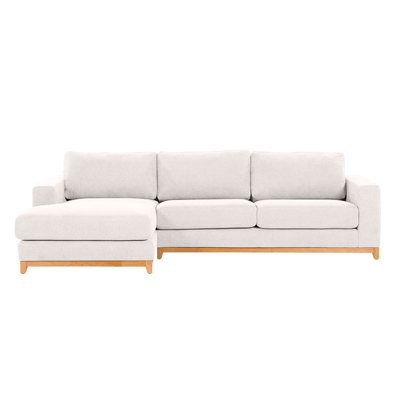 WILLOW WILLOW IVORY - FABRIC - 3S SEAT LOUNGE + LHF CHAISE
