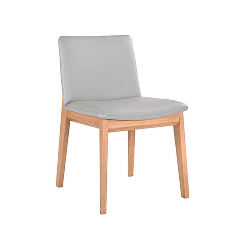 WILSON WILSON DINING CHAIR - LEATHER GREY