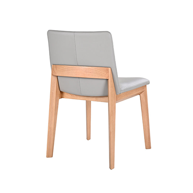 WILSON WILSON DINING CHAIR - LEATHER GREY