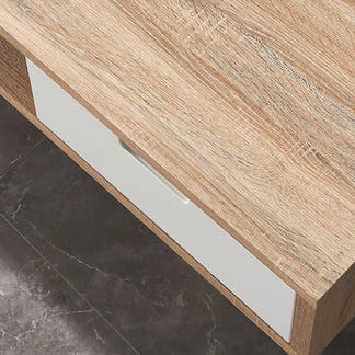 AIR AIR ENTERTAINMENT UNIT WALL MOUNT - 1800X390 - OAK/WHITE