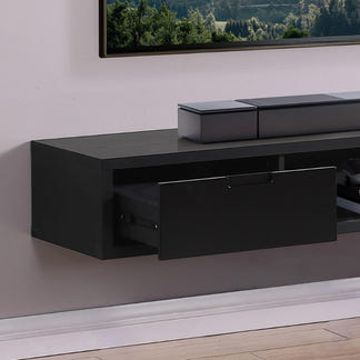 AIR AIR ENTERTAINMENT UNIT WALL MOUNT - 1800X390 - BLACK OAK