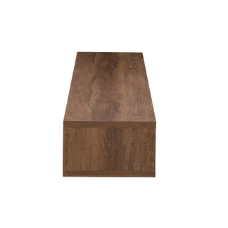 AIR AIR ENTERTAINMENT UNIT WALL MOUNT - 2000X390 - DARK OAK/BLK