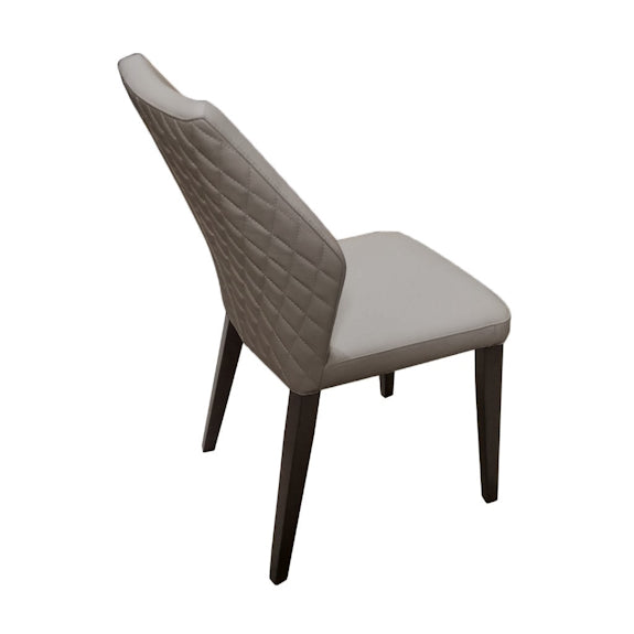 AIRES AIRES DINING CHAIR - LEATHER GREY