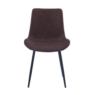 APOLLO APOLLO DINING CHAIR - PU BROWN