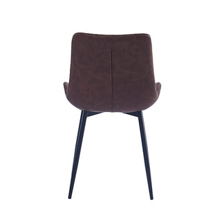 APOLLO APOLLO DINING CHAIR - PU BROWN