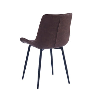 APOLLO APOLLO DINING CHAIR - PU BROWN