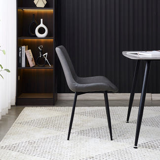 APOLLO APOLLO DINING CHAIR - PU GREY