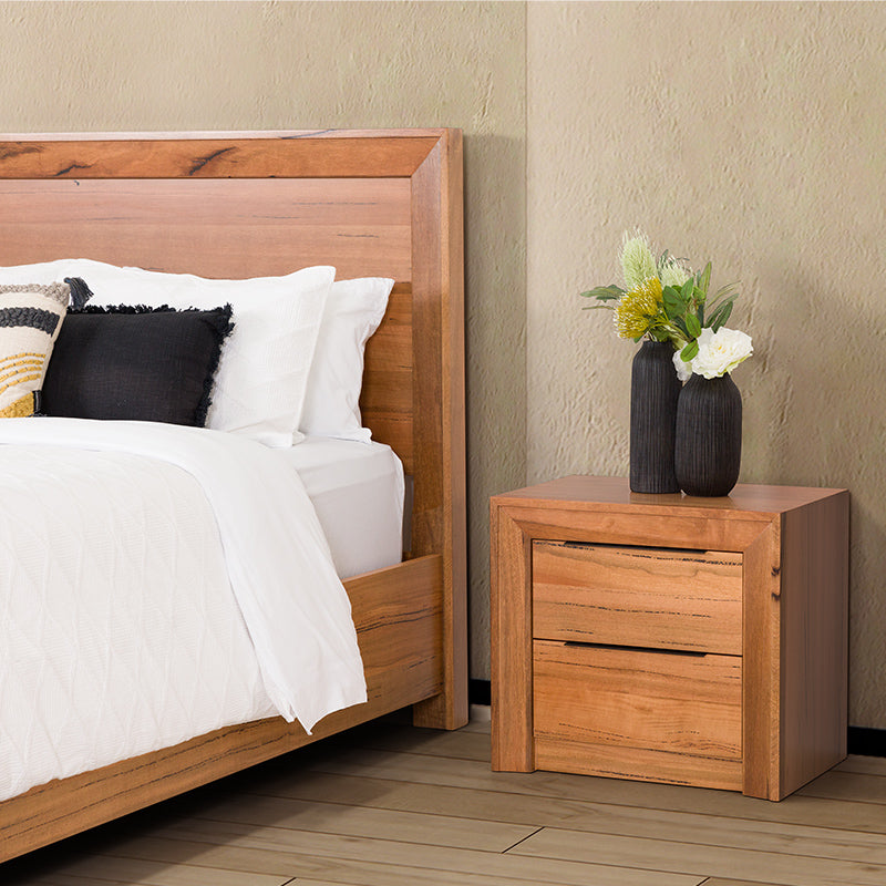 ARBOR ARBOR BEDSIDE TABLE - 2 DRAWER - MARRI