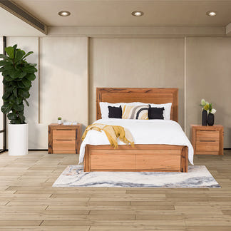 ARBOR ARBOR BEDSIDE TABLE - 2 DRAWER - MARRI
