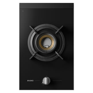 ASKO GAS HOB 1 BURNER VOLCANO BLACKGLASS 33cm