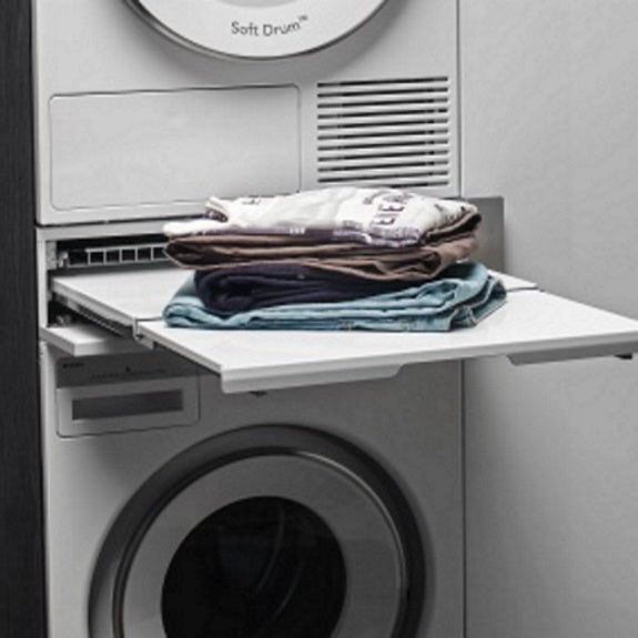 ASKO Single Pull-Out Shelf - White