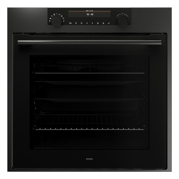 ASKO CRAFT BUILT IN PYROLYTIC OVEN - GRAPHITE BLACK 60cm