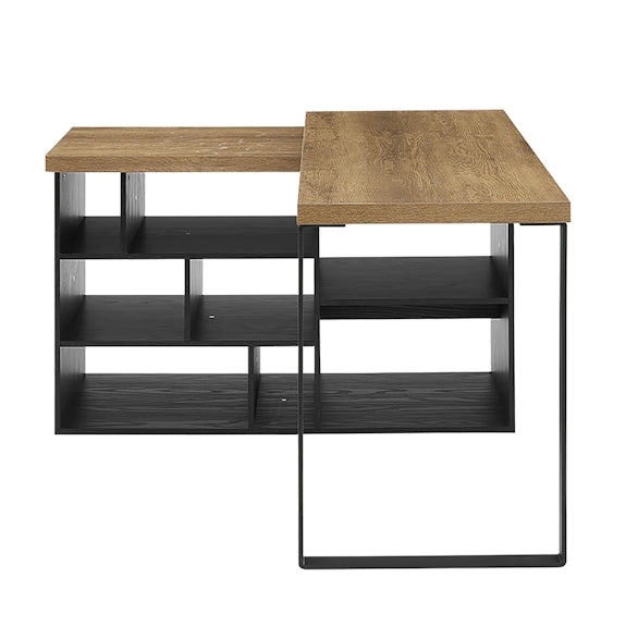 ASPIRE ASPIRE DESK - 1500X550 - DARK OAK/BLACK