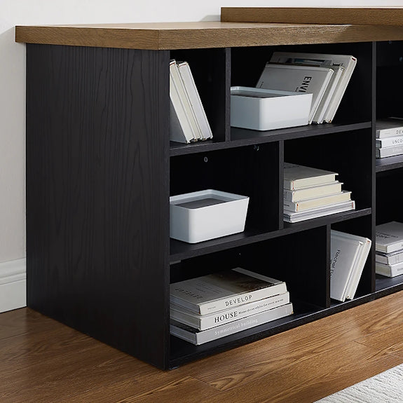 ASPIRE ASPIRE DESK - 1500X550 - DARK OAK/BLACK