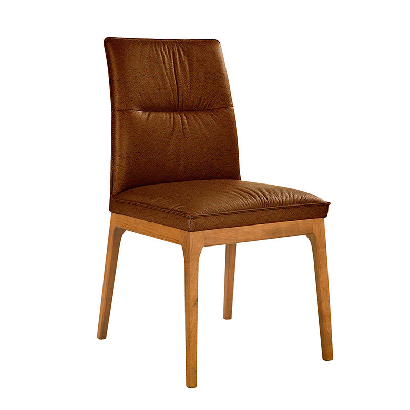 ATHERTON ATHERTON DINING CHAIR - LEATHER TOFFEE