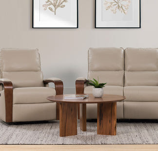ATHERTON ATHERTON COFFEE TABLE - 1000 ROUND - NATURAL