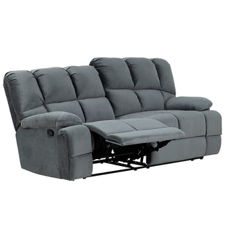 AUGUSTUS AUGUSTUS DARK GREY - FABRIC - 3 SEAT RECLINER