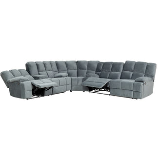 AUGUSTUS AUGUSTUS DARK GREY - FABRIC - CORNER LOUNGE