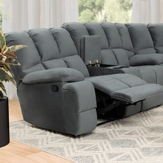 AUGUSTUS AUGUSTUS DARK GREY - FABRIC - CORNER LOUNGE