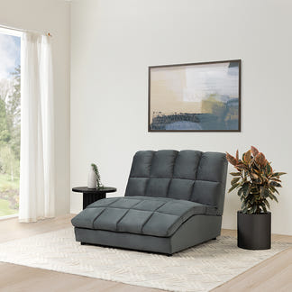 AUGUSTUS AUGUSTUS DARK GREY - FABRIC - CHAISE