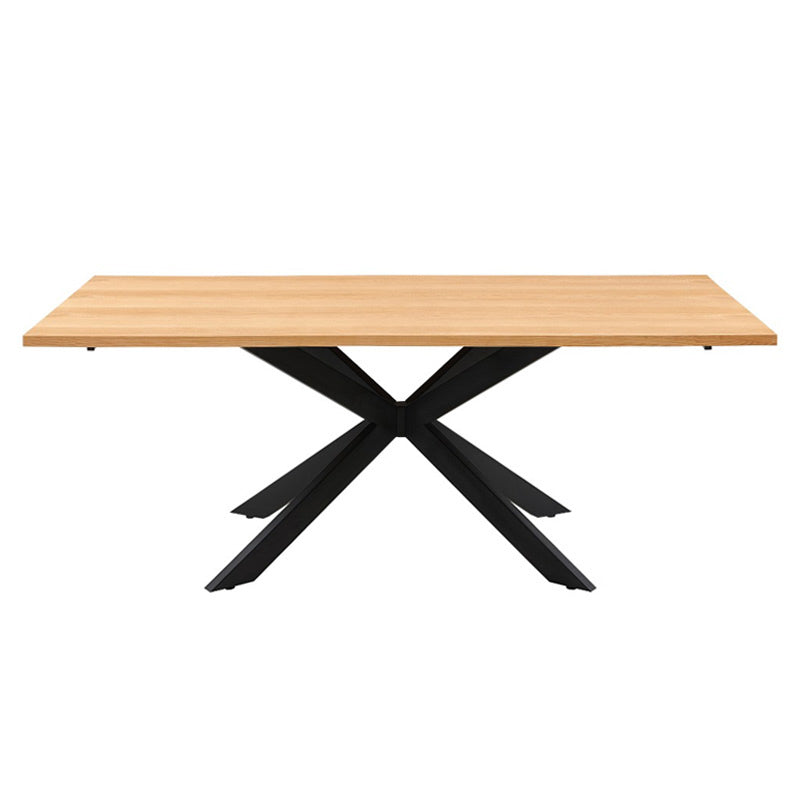 BARLOW BARLOW DINING TABLE - 2000X1000 - NATURAL/BLACK