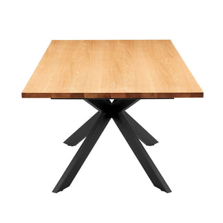 BARLOW BARLOW DINING TABLE - 2000X1000 - NATURAL/BLACK