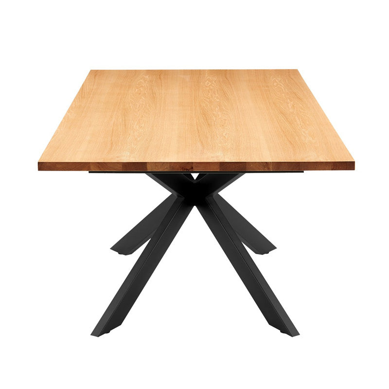 BARLOW BARLOW DINING TABLE - 2000X1000 - NATURAL/BLACK