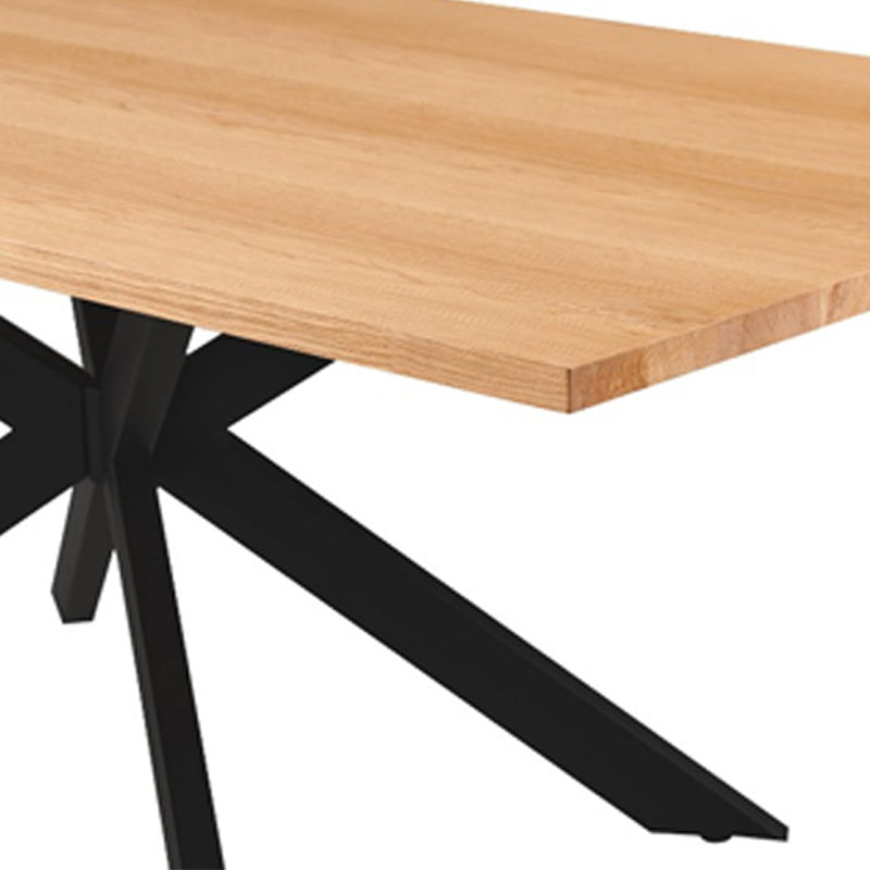 BARLOW BARLOW DINING TABLE - 2000X1000 - NATURAL/BLACK